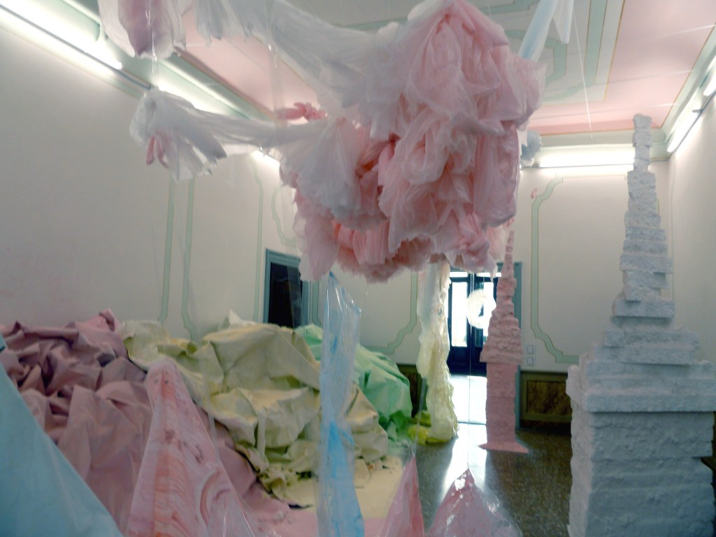 Installation view, Karla Black
