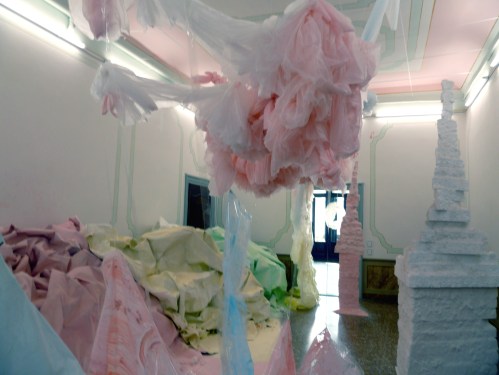 Installation view, Karla Black