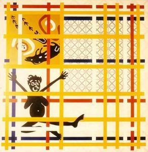 a Dingo Stole my Baby, Gordon Bennett, 1997