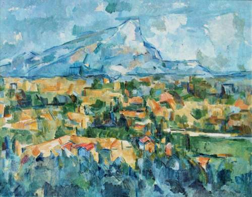 Cézanne, Mont Sainte-Victoire , 1904 Cézanne, Mont Sainte-Victoire , 1904