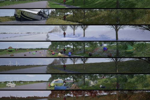 Voorbeelden van scenes uit Weather Engine